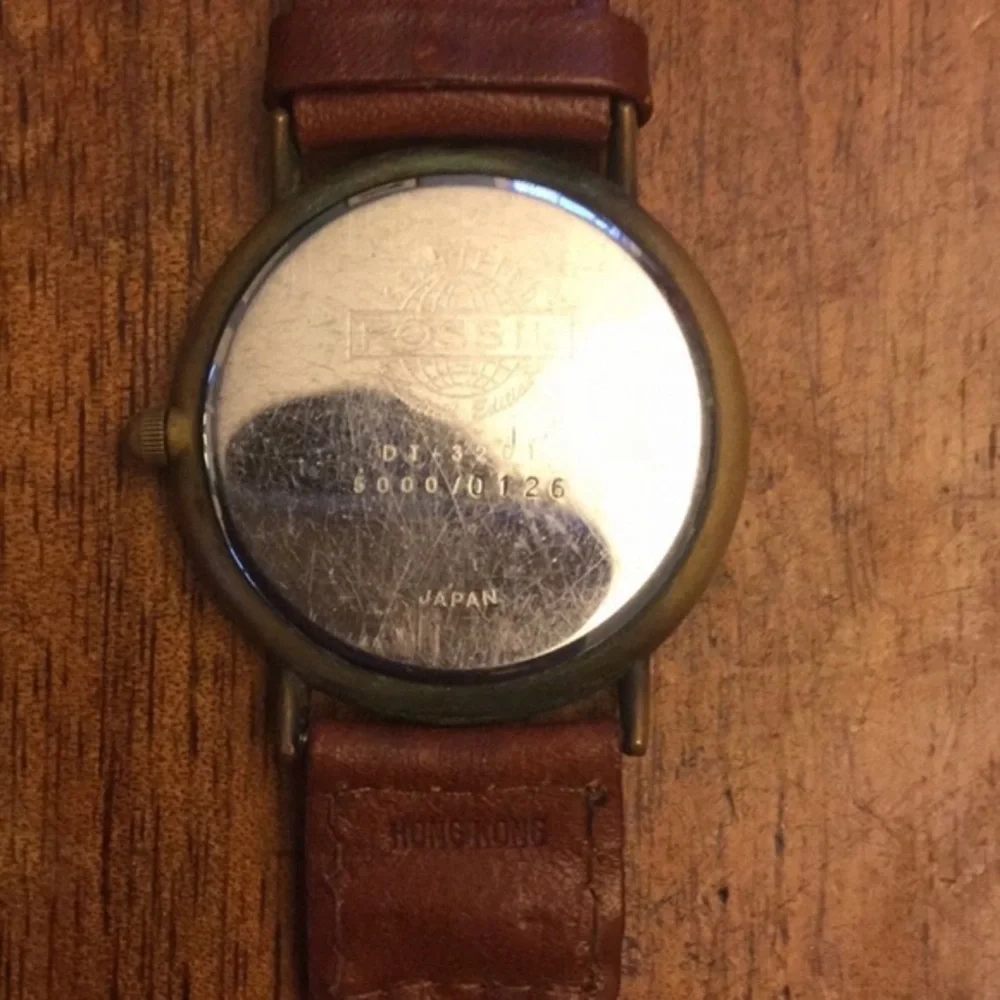 1992 ANTLER DEER WATCH FOSSIL DT-3201 (5000/0126)